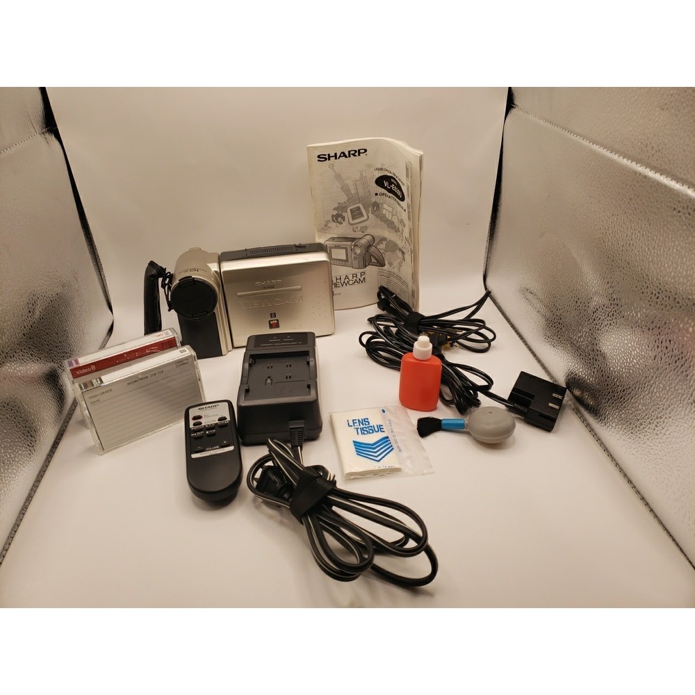 Sharp VL-A110 VL-A110U 8mm Viewcam 8 Video Camera VCR Video Transfer
